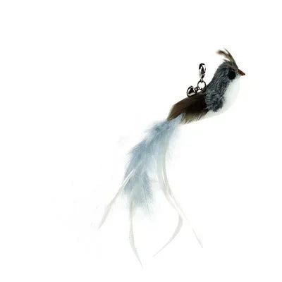 Cat Feather Wand Toy Suction Cup Bird/Feather Cat Wand Pet Supplies