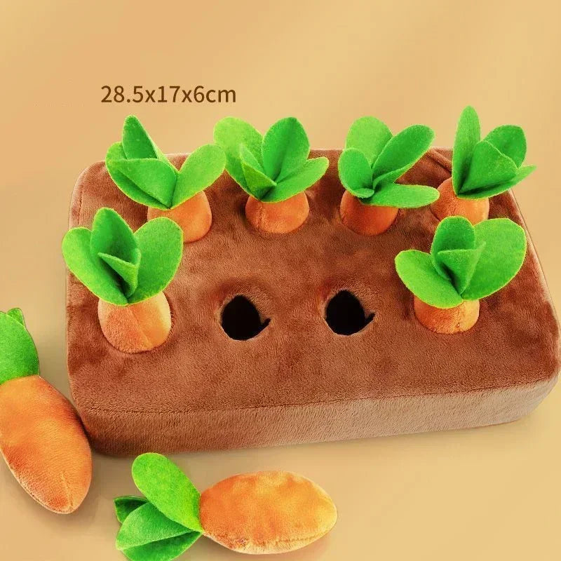 Innovative Dog Toys Snuffle Mat for Pet Plush Carrot Toy