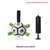 Dog Soccer Ball with Straps Tug of War  Dog Toy