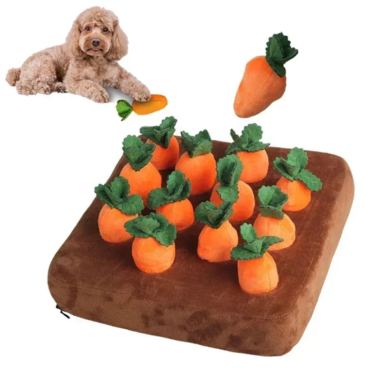 Innovative Dog Toys Snuffle Mat for Pet Plush Carrot Toy