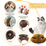 Kitten Curl Toy Foldable Magic Organ Cat Scratching Board Cat Bed