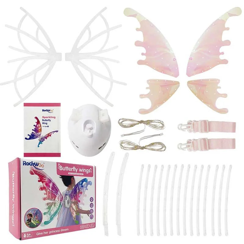 Dog Electric Glowing Wings Butterfly dog Wings Bat Wings with LED Lights