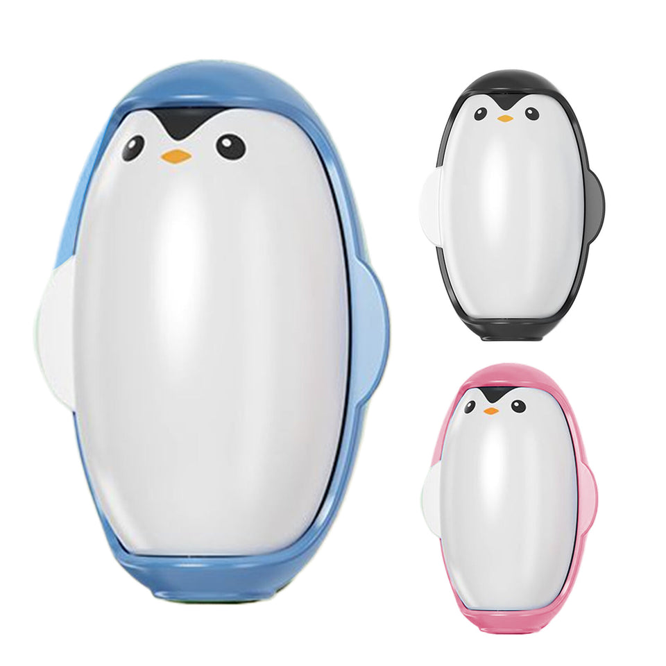 Reusable Lint Roller Ball Penguin Shape Portable Lint Ball Remover for Travel