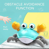 Educational & Sensory Electronic Crawling Crab Baby Toy with Lights, 1-4+, 2 Piece
