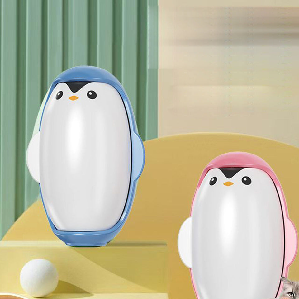 Reusable Lint Roller Ball Penguin Shape Portable Lint Ball Remover for Travel